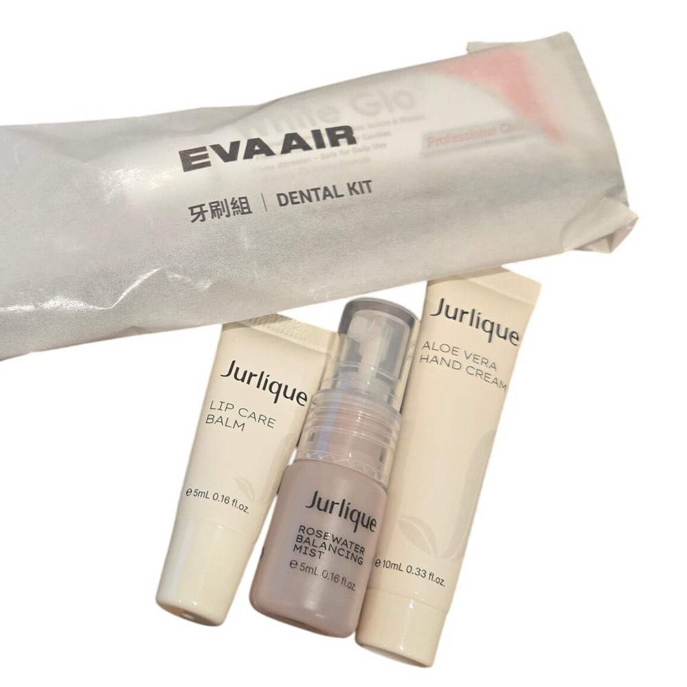 Giorgio Armani Eva Air Business Class Amenity Toiletry Kit Black Travel SET OF 2 - Picture 10 of 10